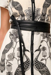 Xanthia Diamond Smock Yoke Dress