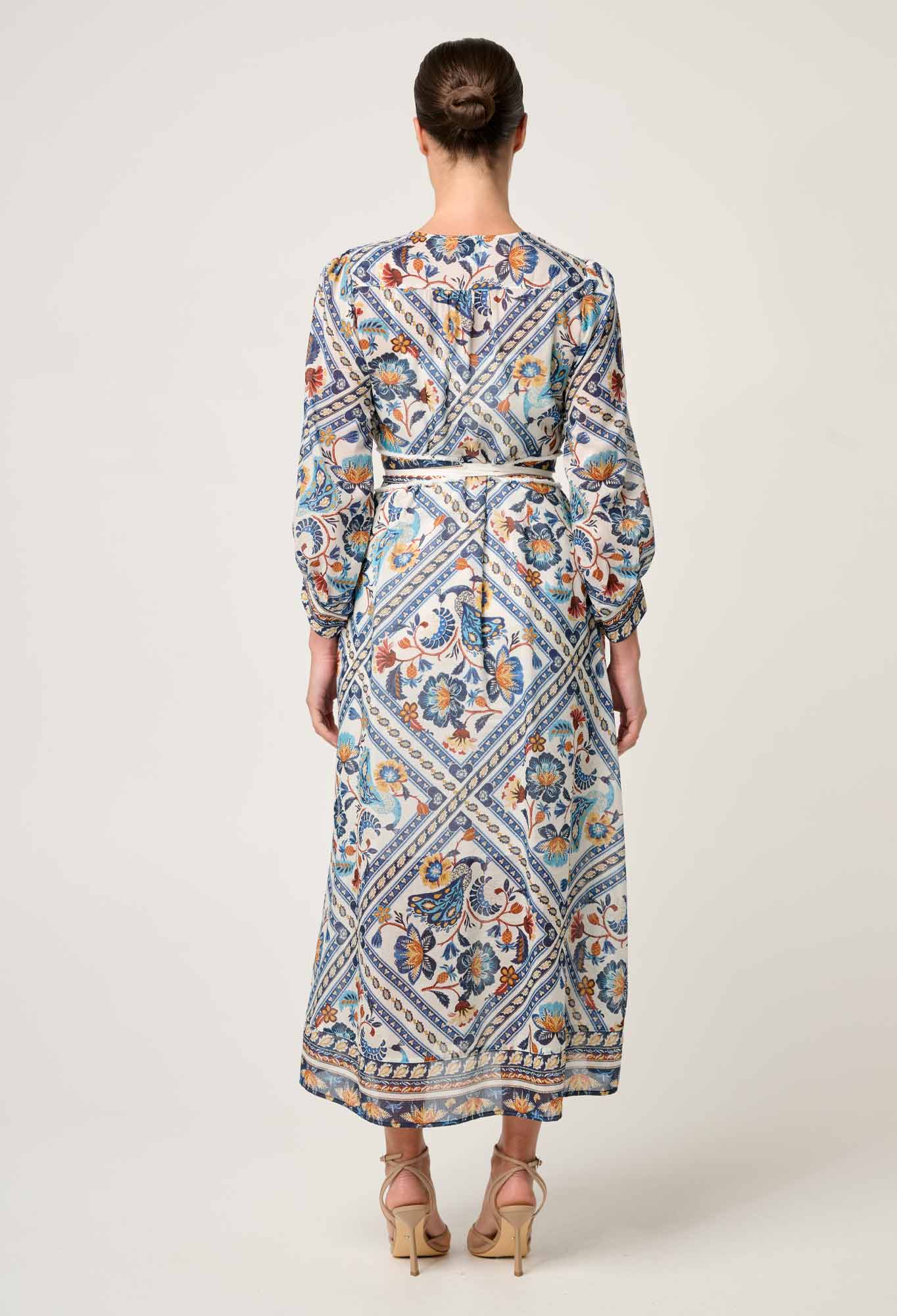 Alexis Silk Cotton Midi Dress