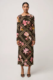 Jayden Dress-Obsidan bloom