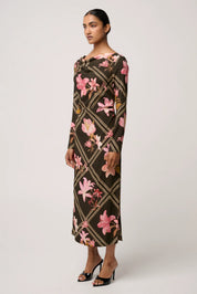 Jayden Dress-Obsidan bloom