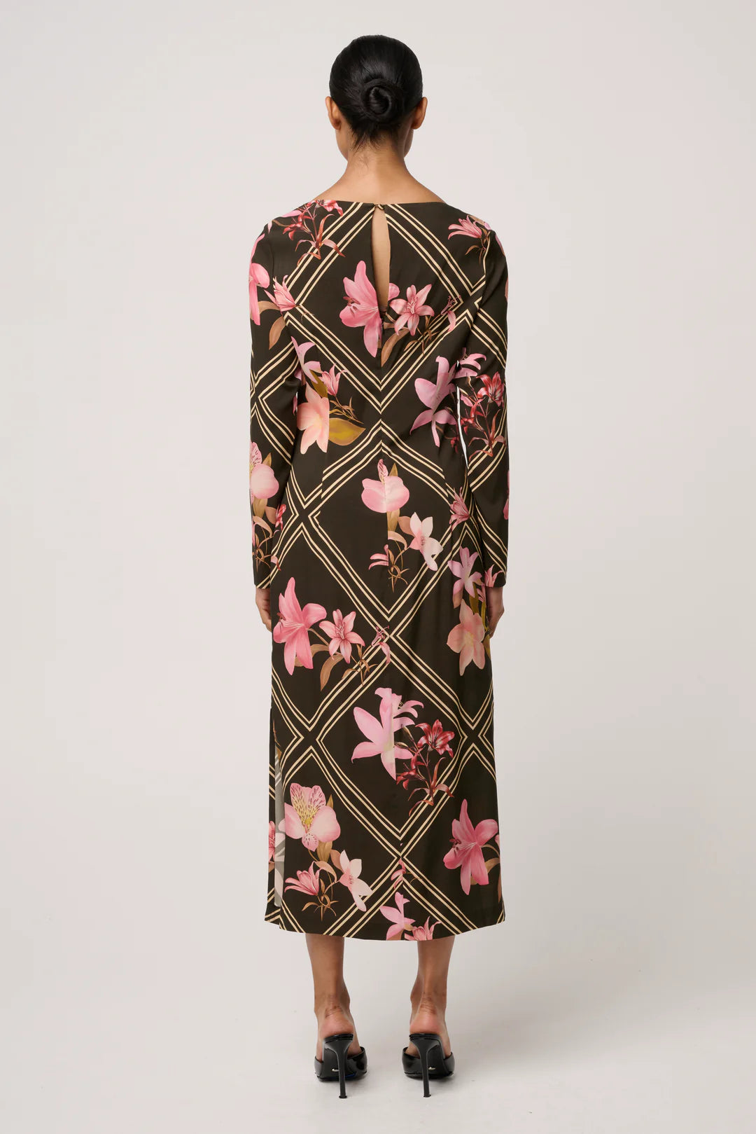 Jayden Dress-Obsidan bloom