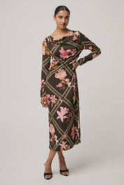 Jayden Dress-Obsidan bloom