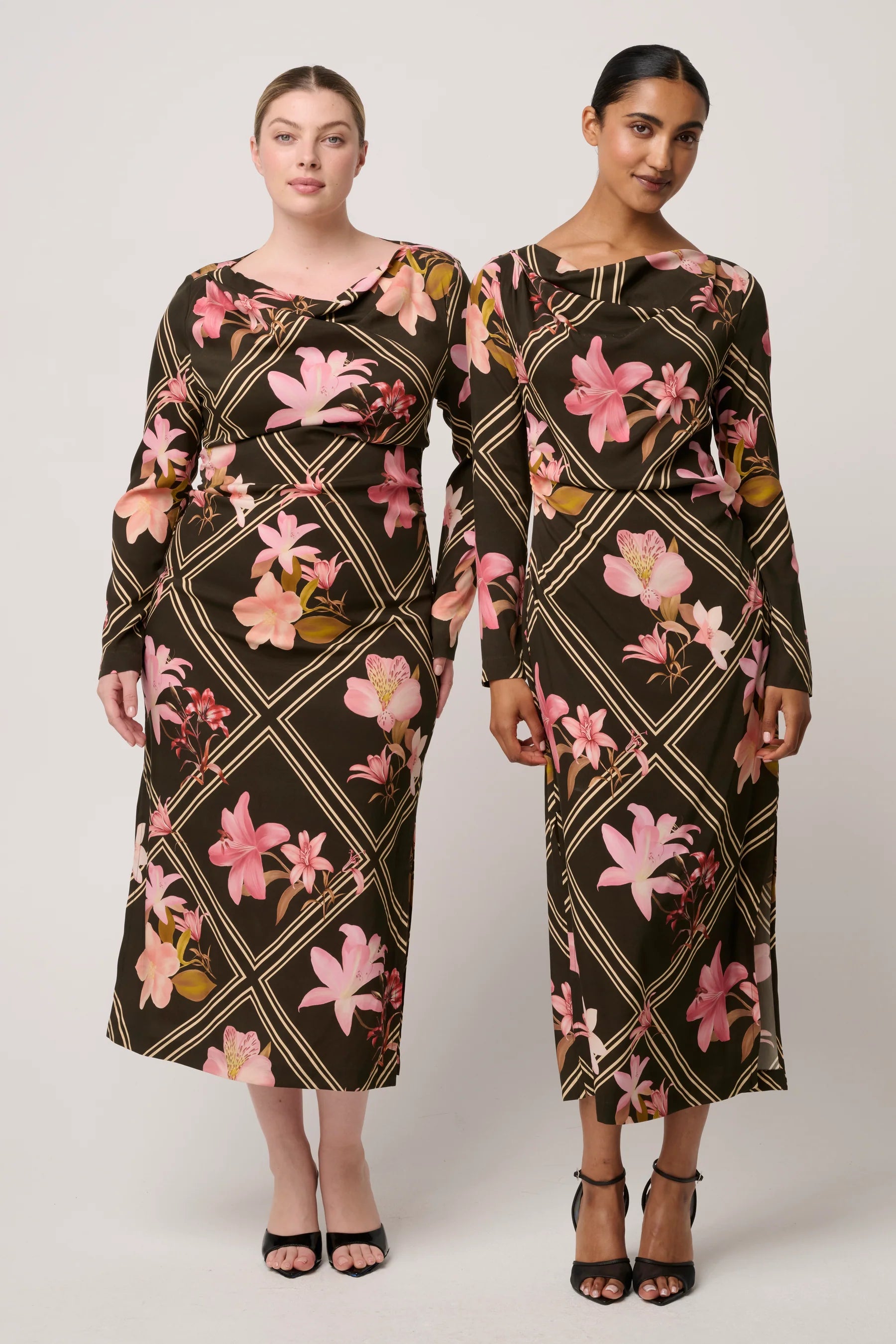 Jayden Dress-Obsidan bloom