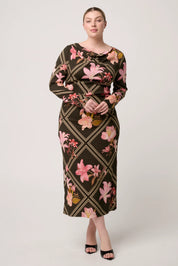 Jayden Dress-Obsidan bloom