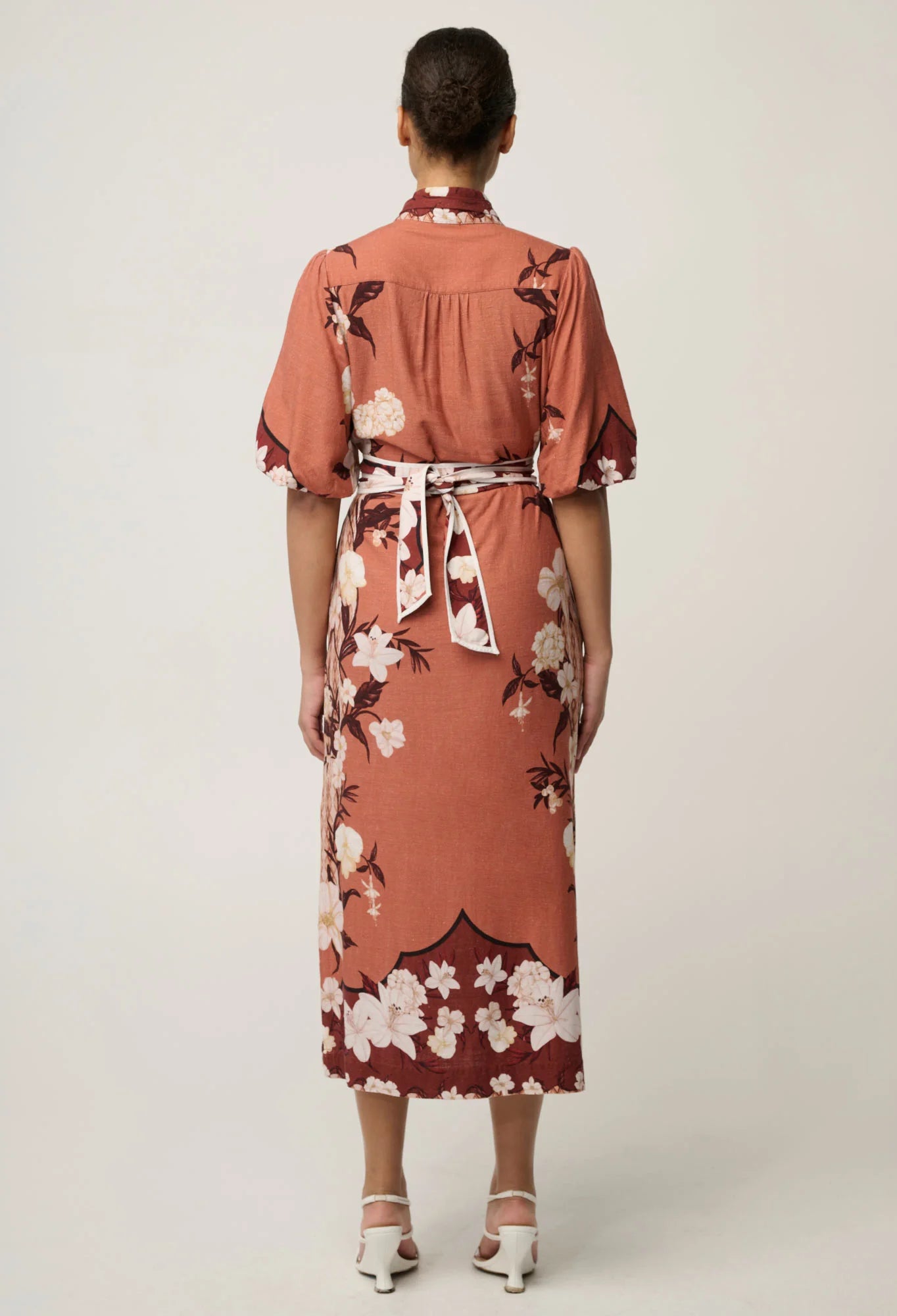 Gisela Column Midi Dress-Amber Vine