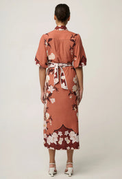 Gisela Column Midi Dress-Amber Vine