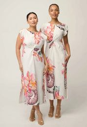 Geneva Midi Dress- Nautilus