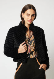 Altair Faux Fur Cropped Jacket