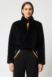 Altair Faux Fur Cropped Jacket