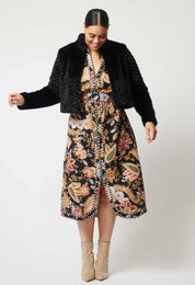 Altair Faux Fur Cropped Jacket