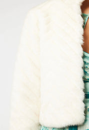 Altair Faux Fur Cropped Jacket