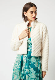 Altair Faux Fur Cropped Jacket