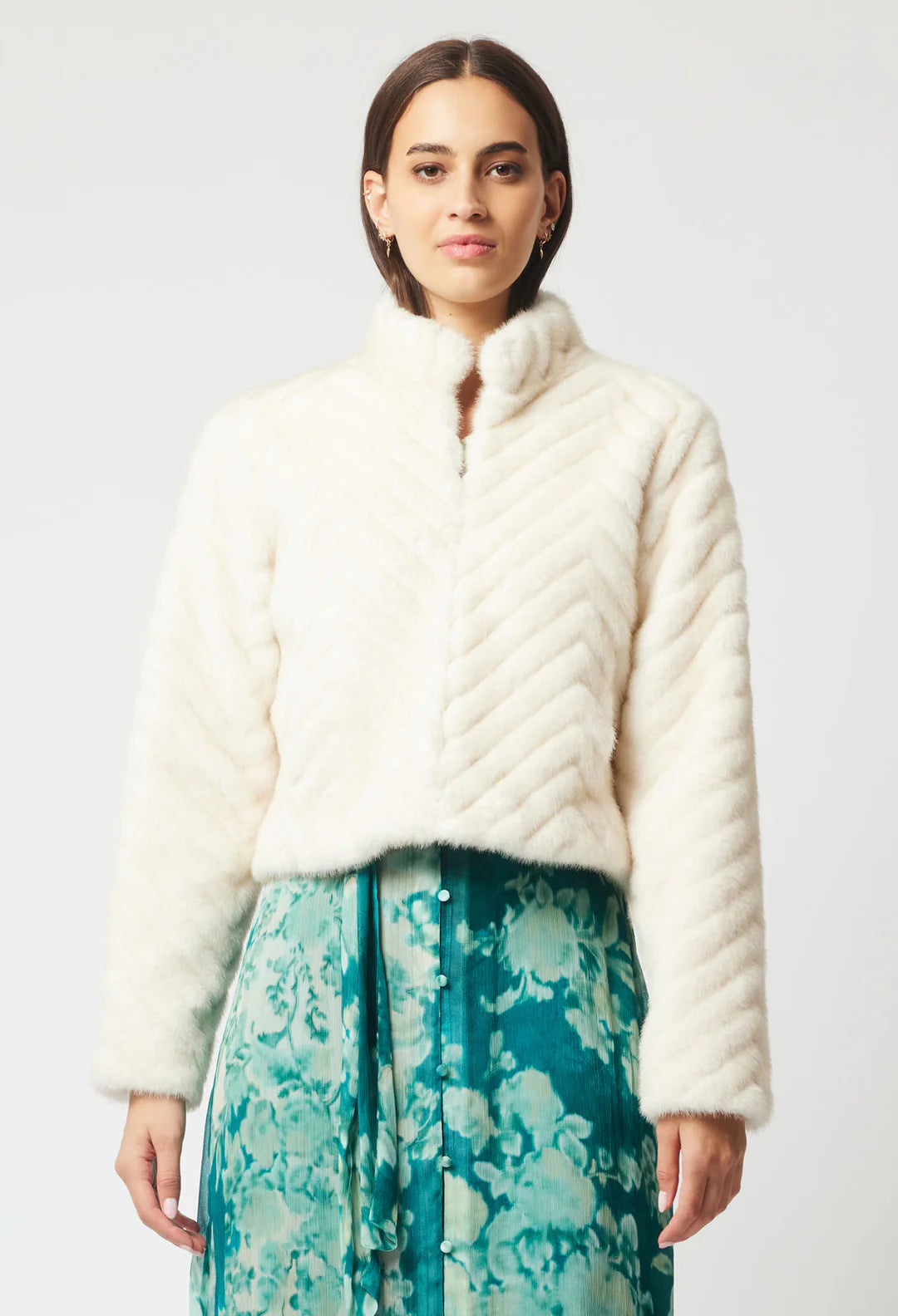 Altair Faux Fur Cropped Jacket