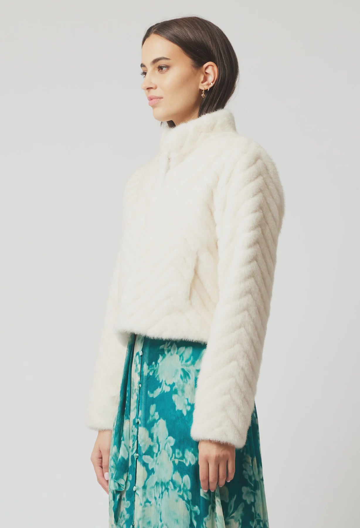 Altair Faux Fur Cropped Jacket