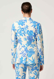 Leandro Stretch Printed Blazer