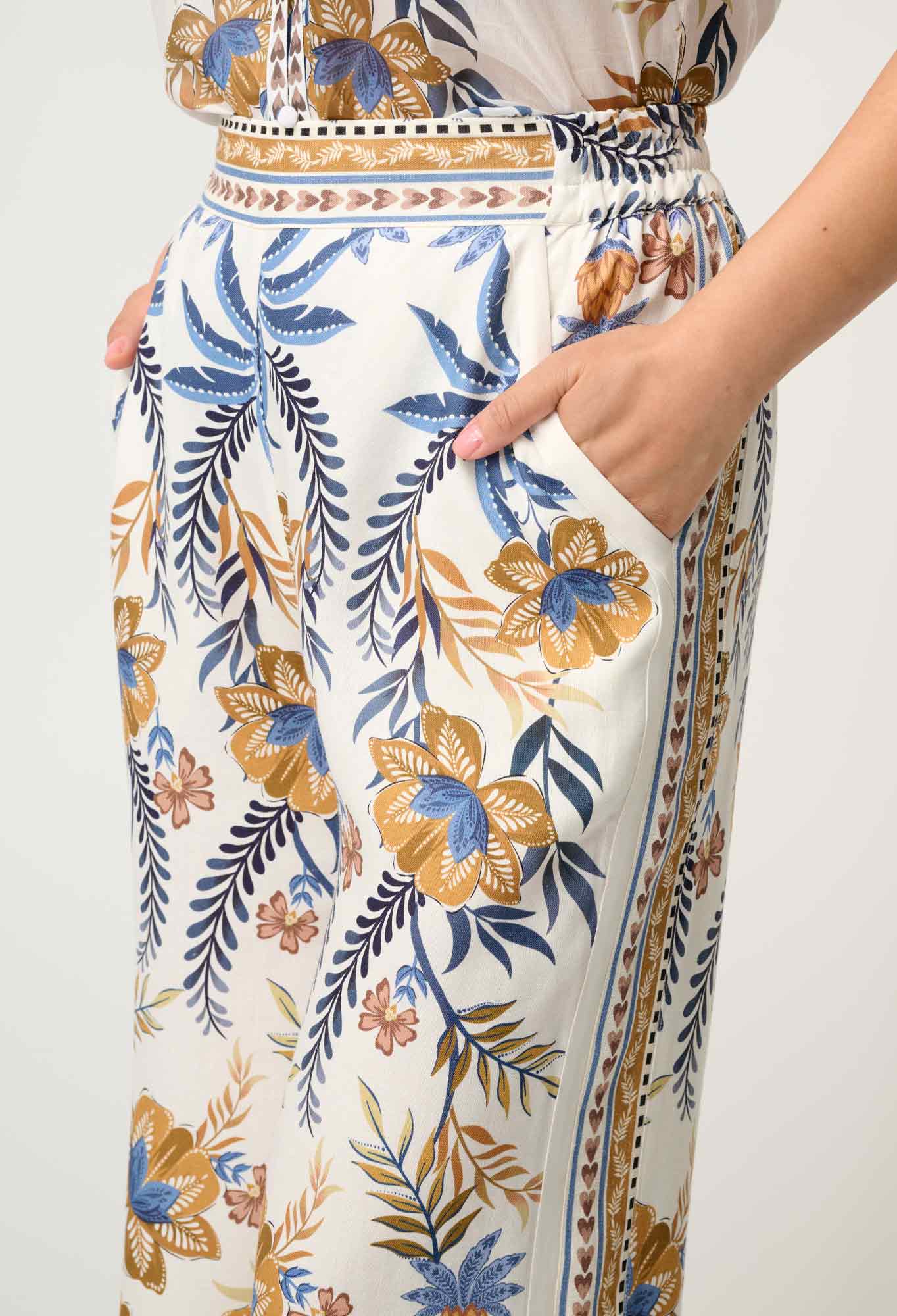 Willow Viscose Dobby Panel Pant