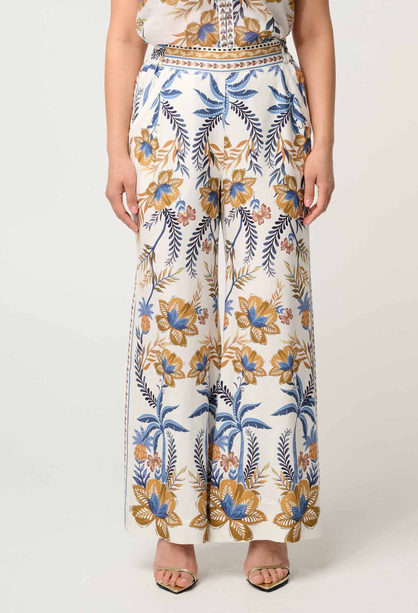 Willow Viscose Dobby Panel Pant