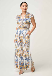 Willow Viscose Dobby Panel Pant