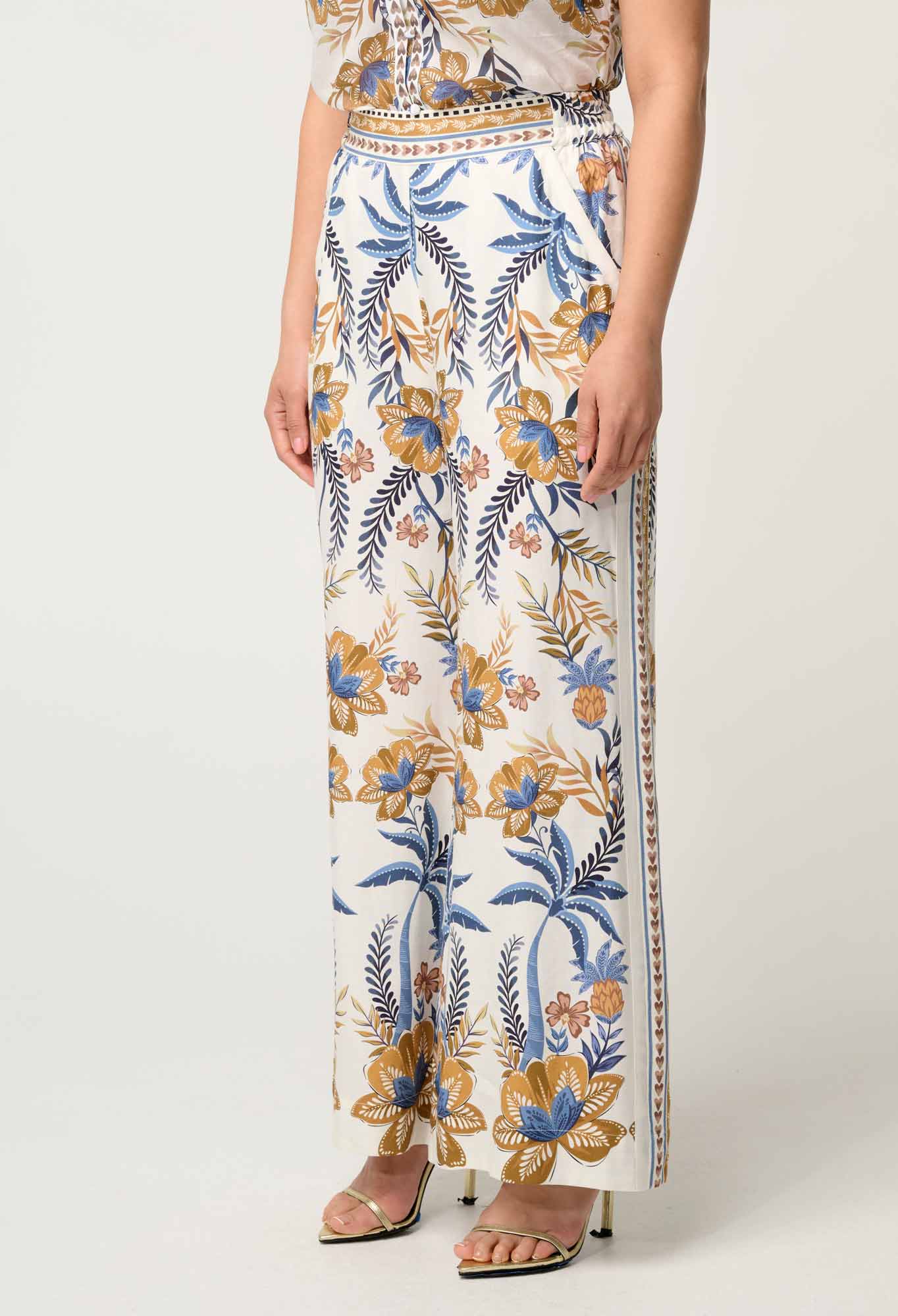 Willow Viscose Dobby Panel Pant