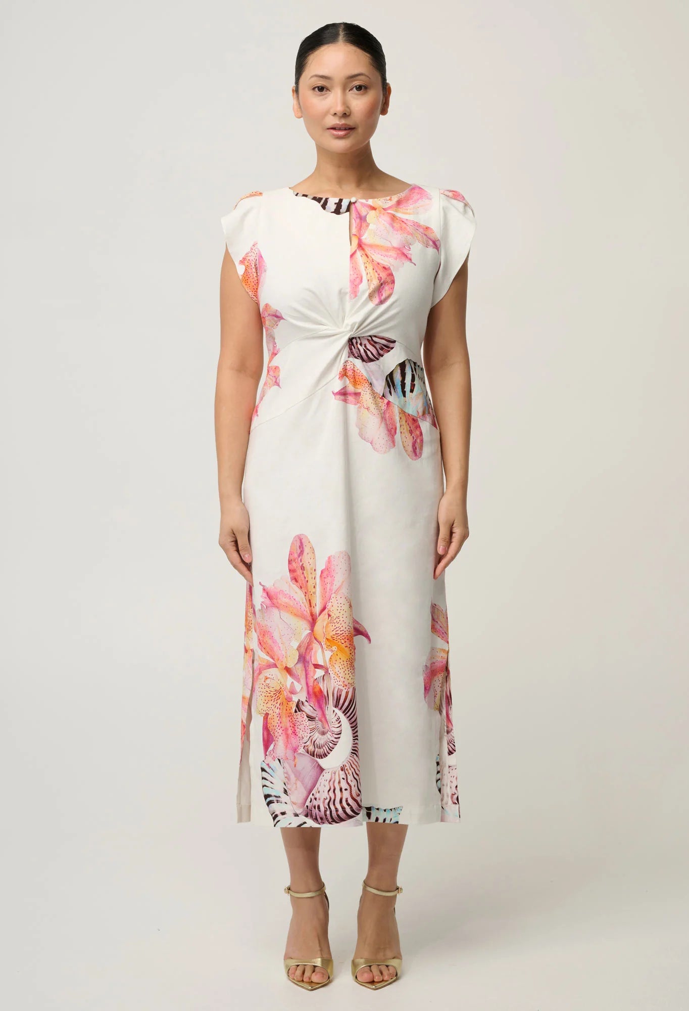 Geneva Midi Dress- Nautilus