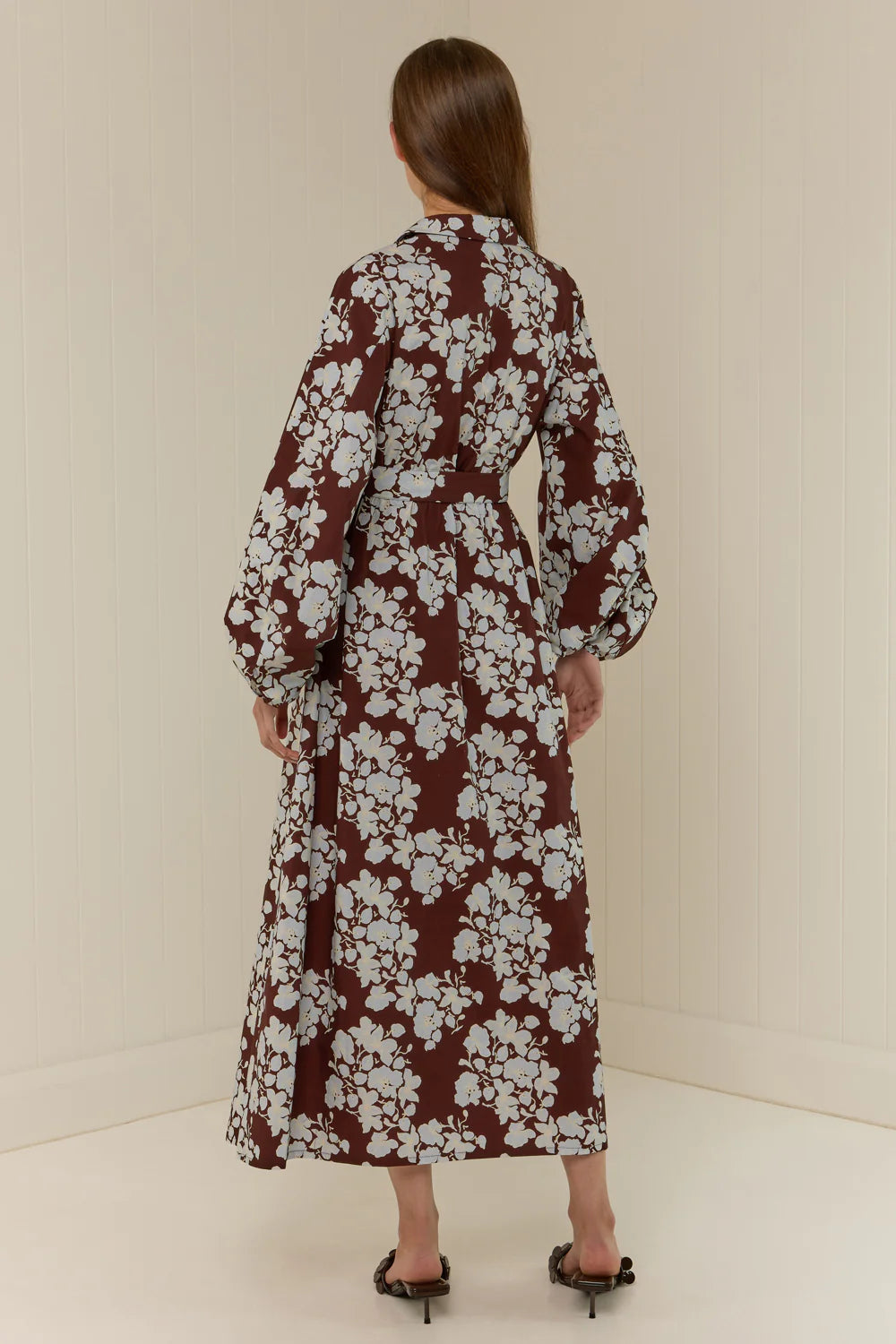 Emily Shirt Dress- Tasman Floral - Presence Hamilton