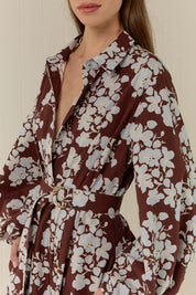 Emily Shirt Dress- Tasman Floral - Presence Hamilton