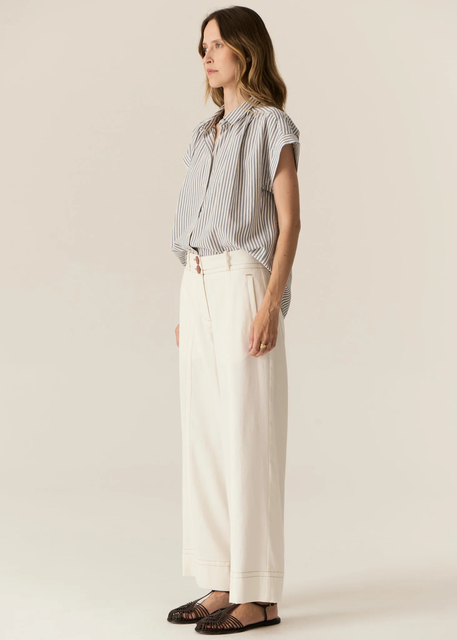 Vera Cap Sleeve Shirt