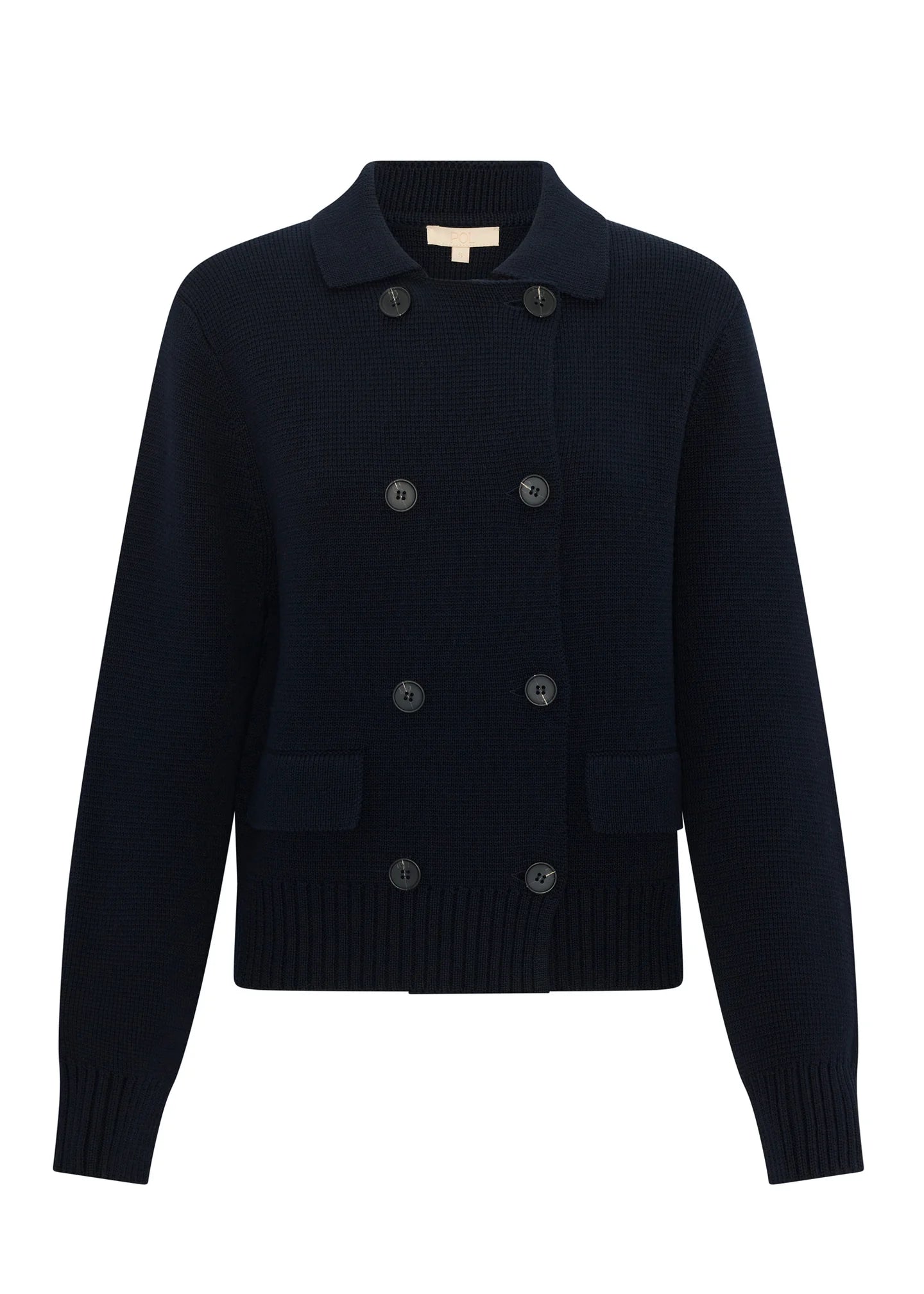 Taylor Double Knit Jacket- Ink - Presence Hamilton