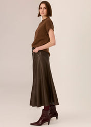Astor Knit Top- Toffee - Presence Hamilton