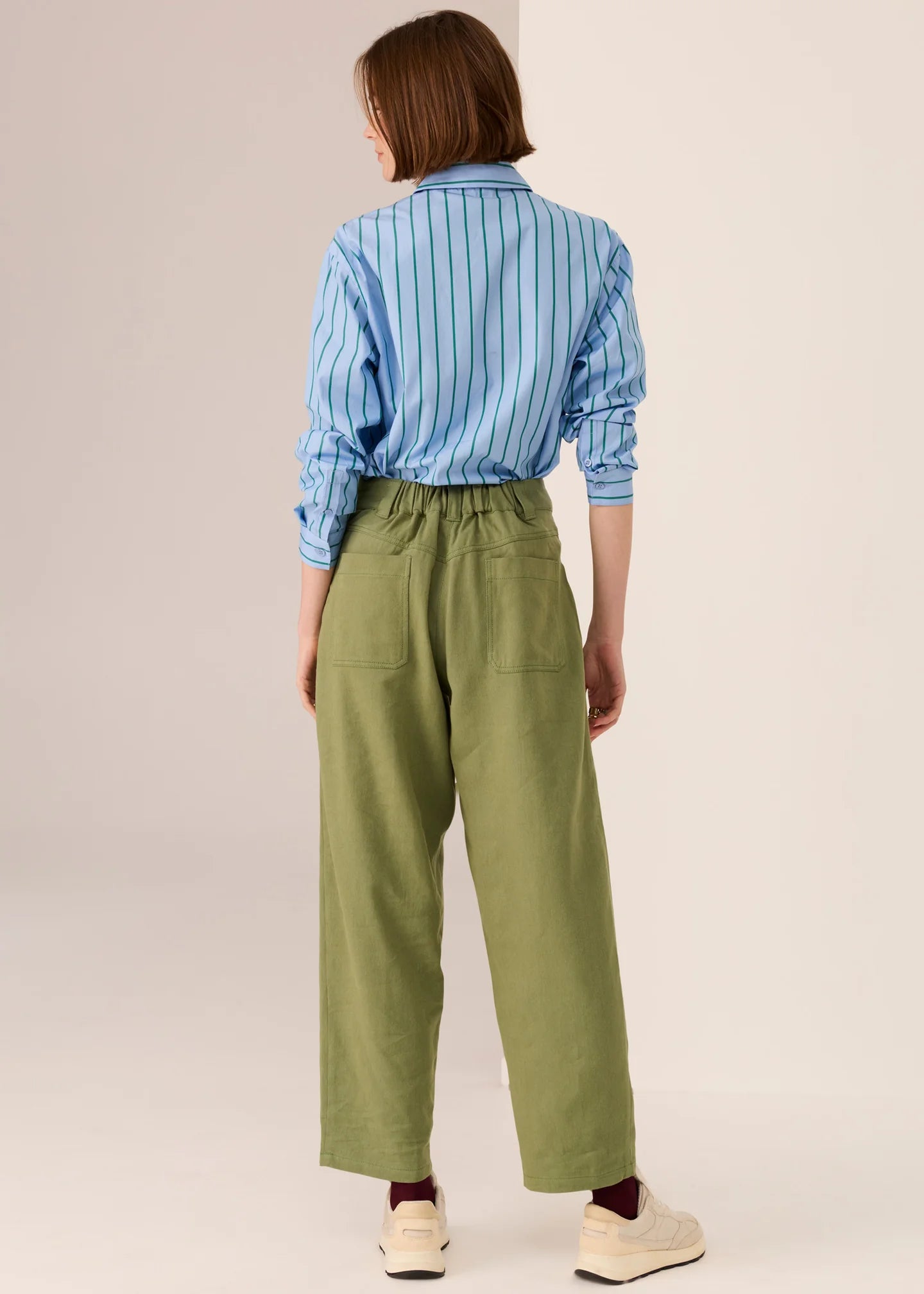 Marlon Stripe Shirt- Blue - Presence Hamilton