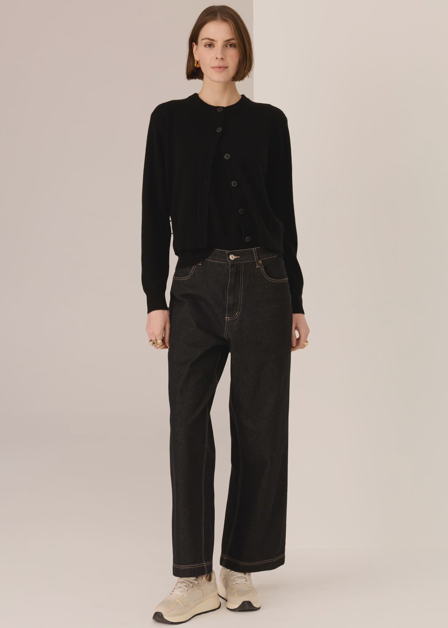Orson Cardigan - Black - Presence Hamilton