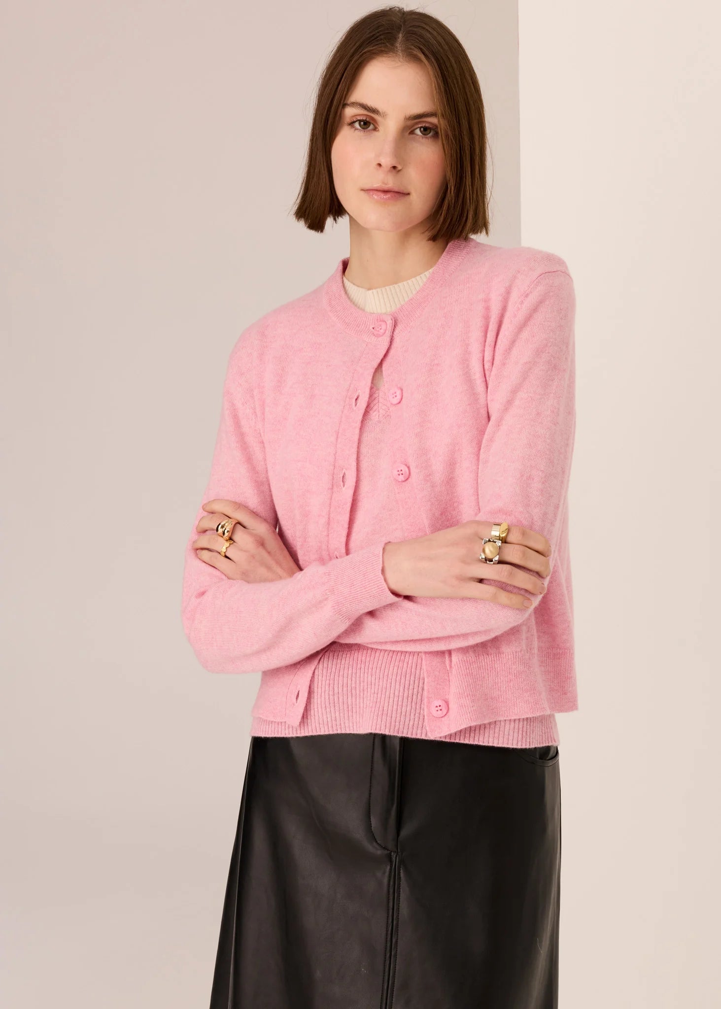 Orson Cardigan - Pink - Presence Hamilton