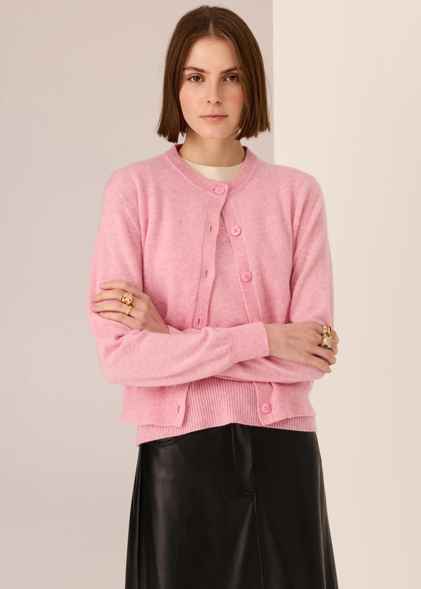 Orson Cardigan - Pink - Presence Hamilton