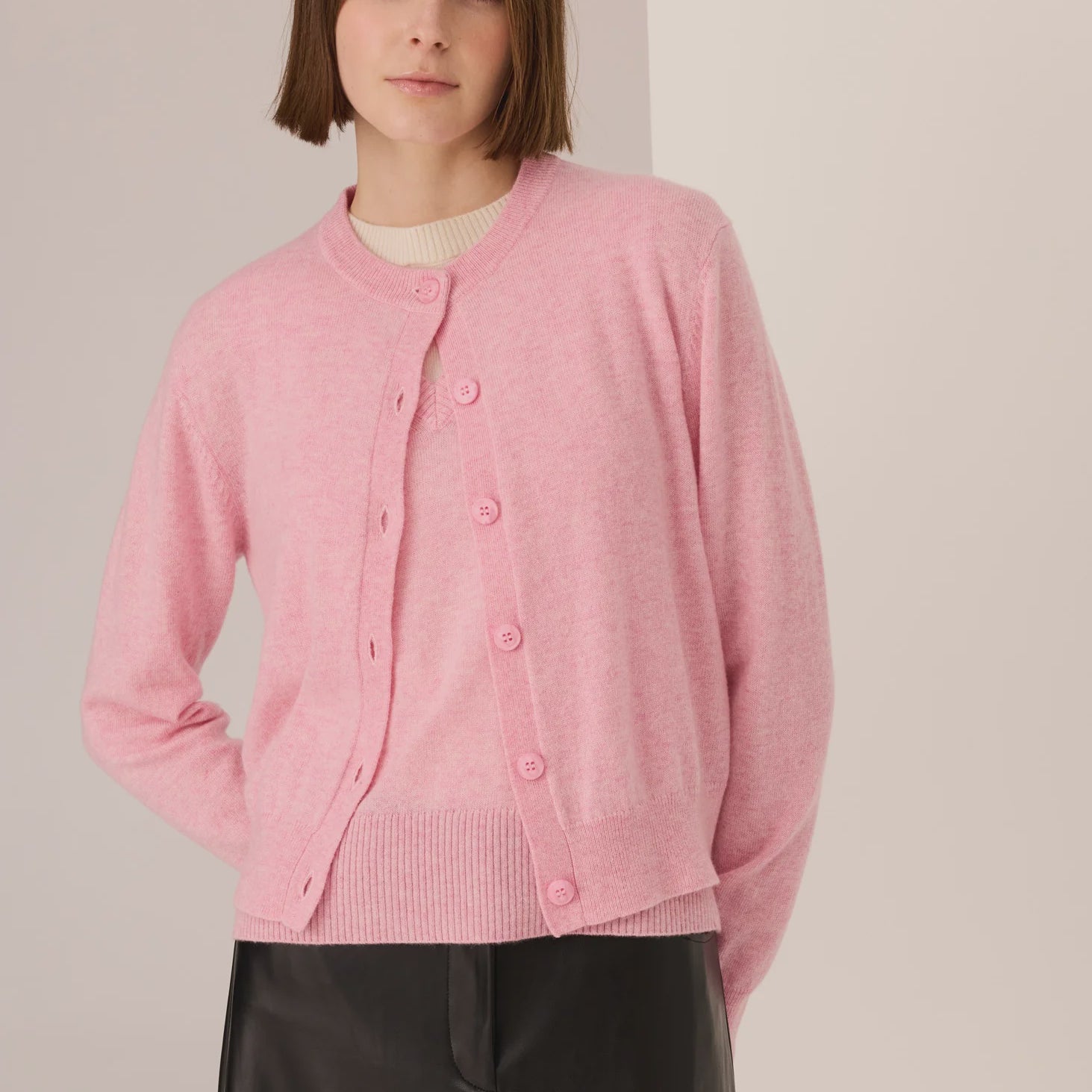 Orson Cardigan - Pink - Presence Hamilton