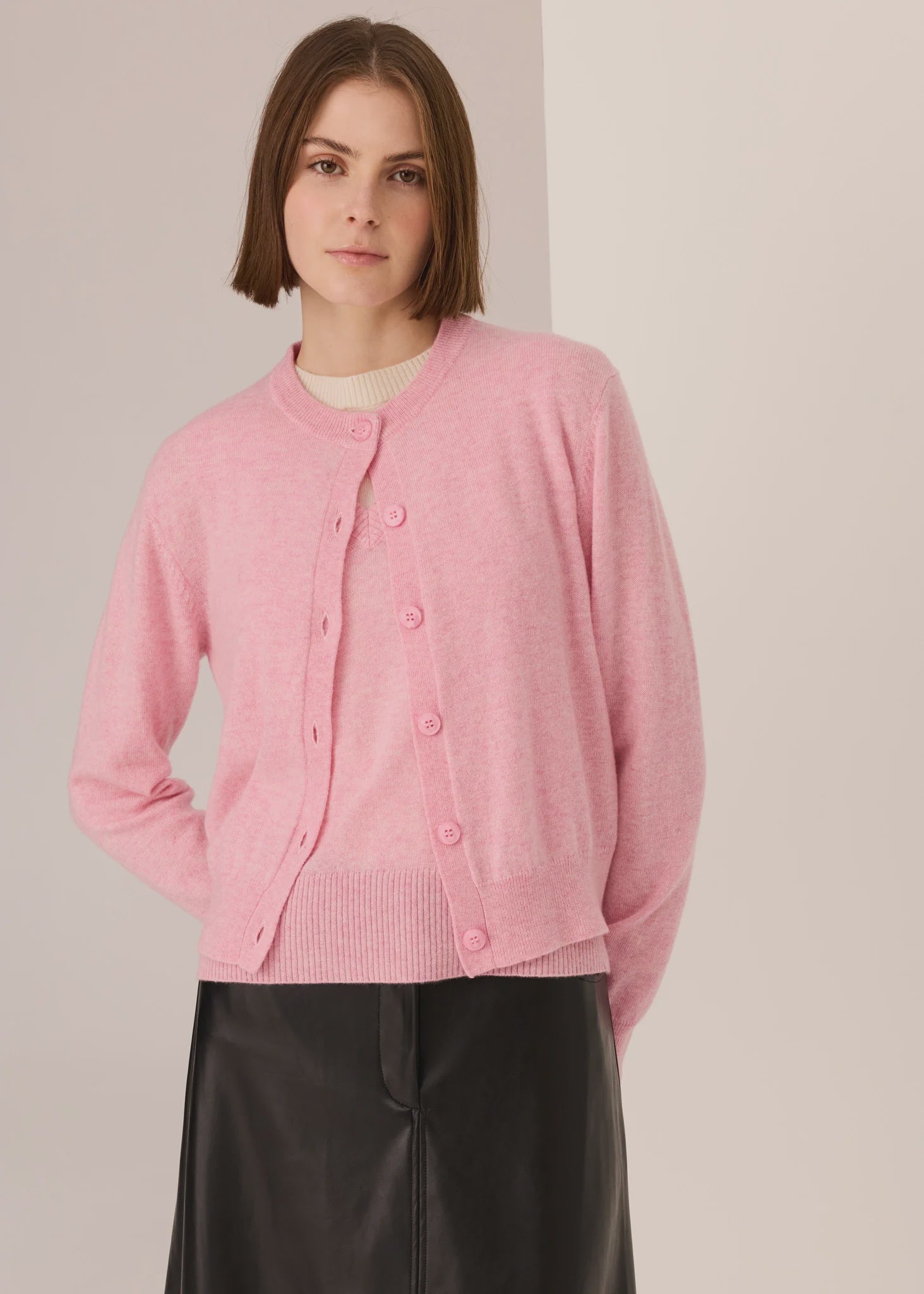 Orson Cardigan - Pink - Presence Hamilton