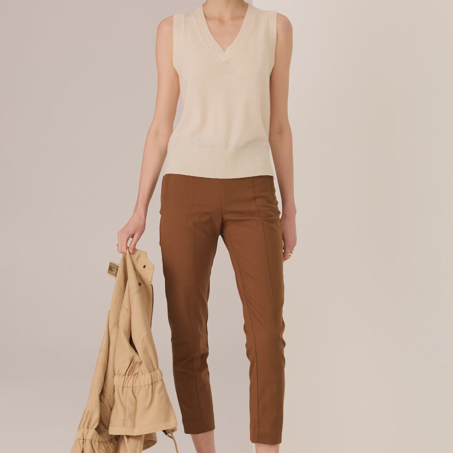 Orson Vest - Ivory - Presence Hamilton