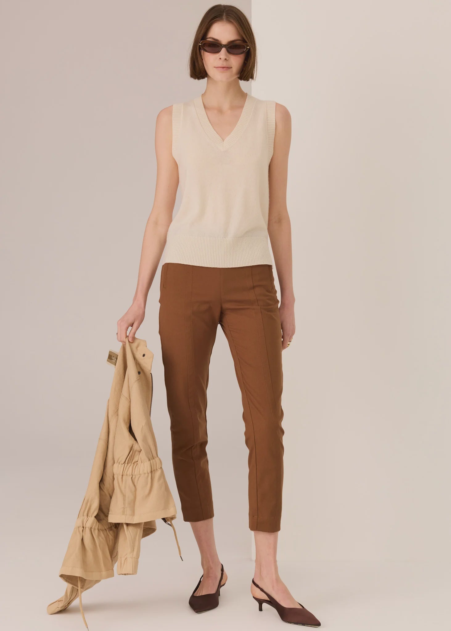 Orson Vest - Ivory - Presence Hamilton