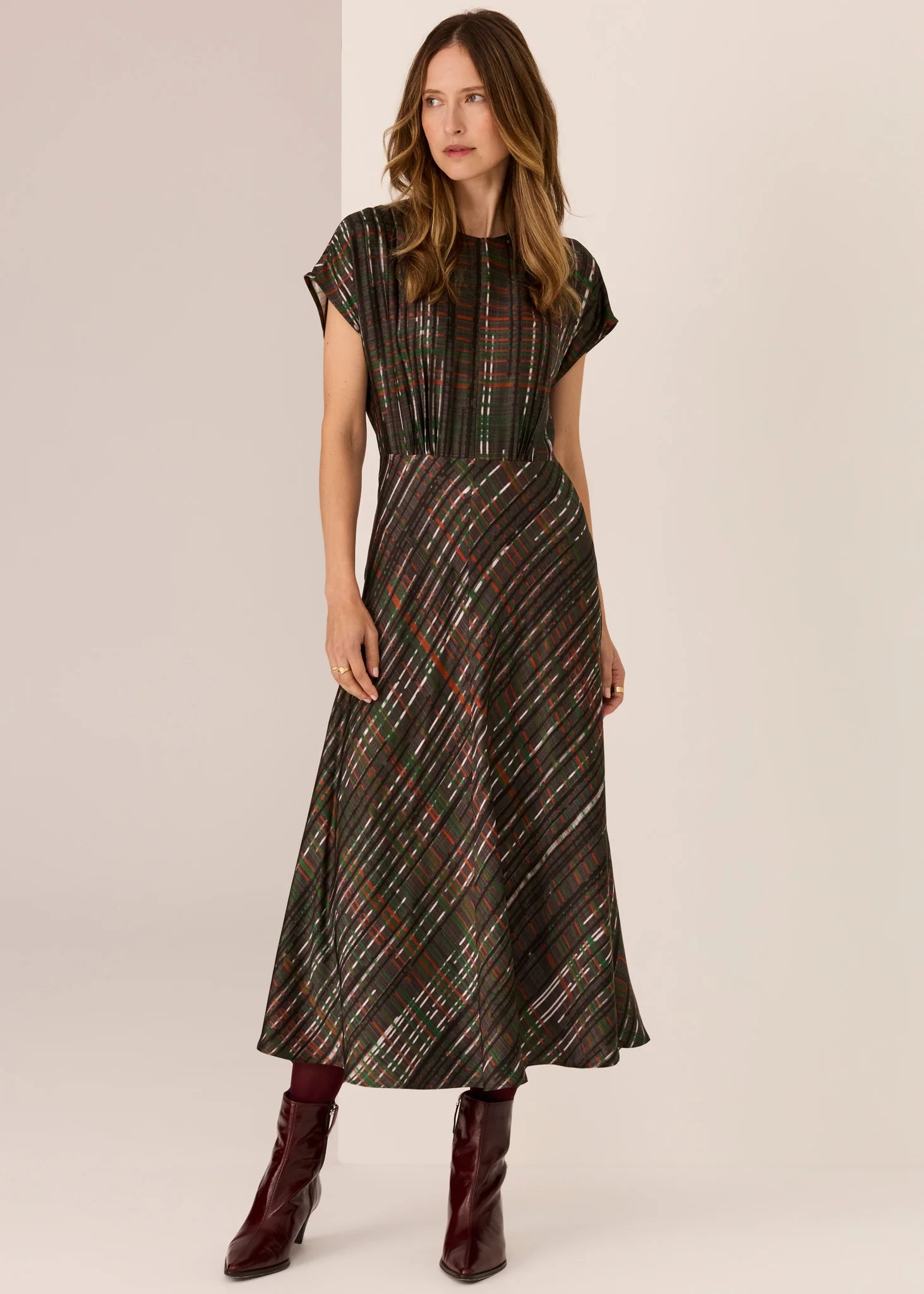 Della Bias Dress- Print - Presence Hamilton