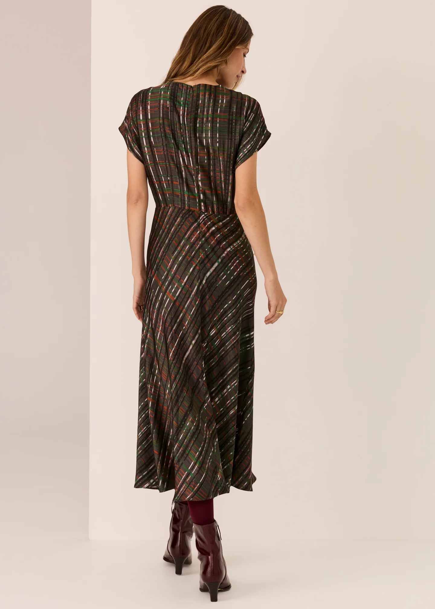 Della Bias Dress- Print - Presence Hamilton