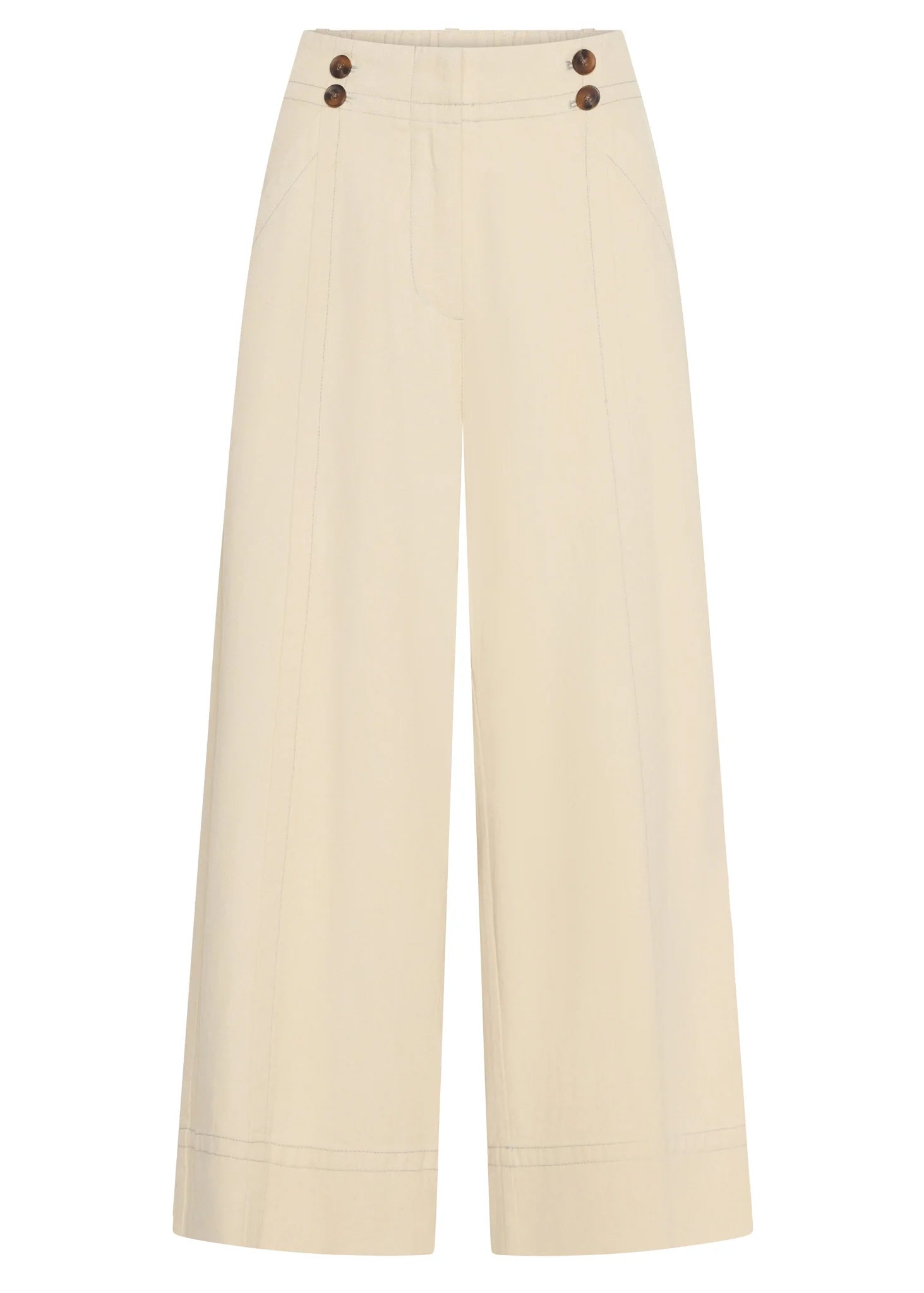Anise Crop Pant- Pebble