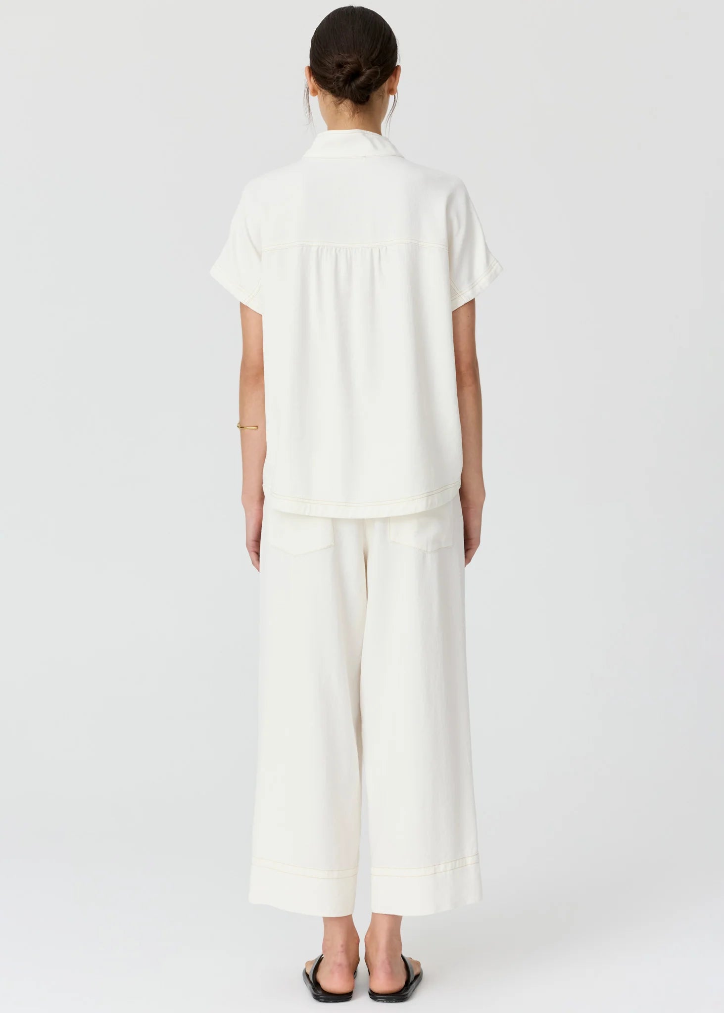 Anise Denim Shirt - Chalk