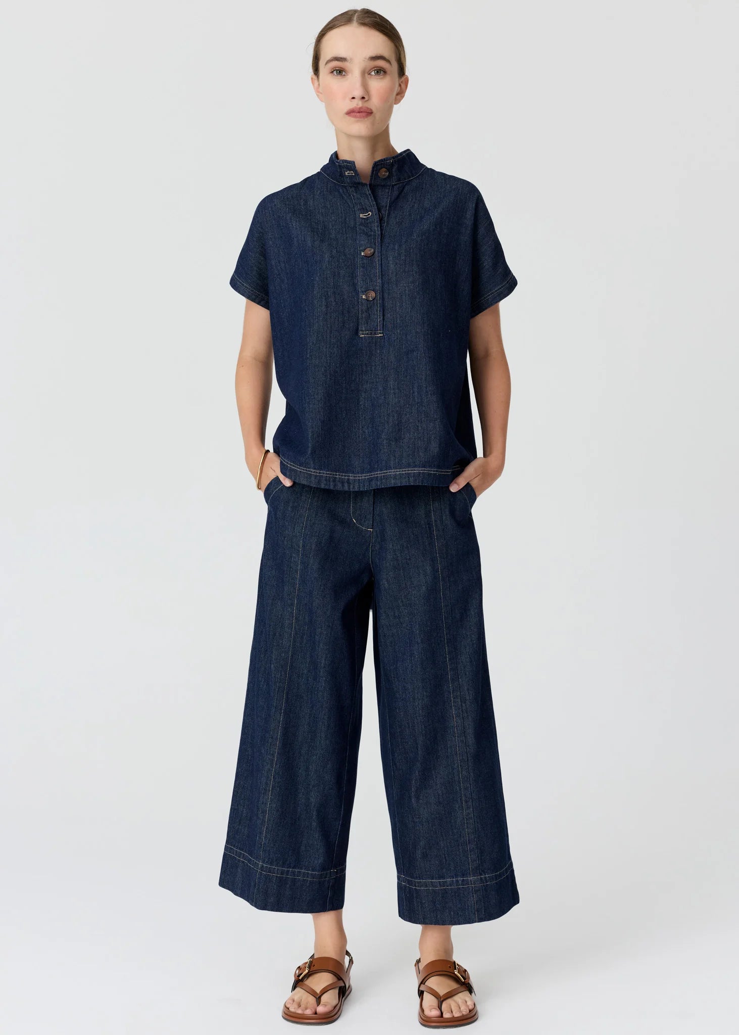Anise Denim Shirt - Ink