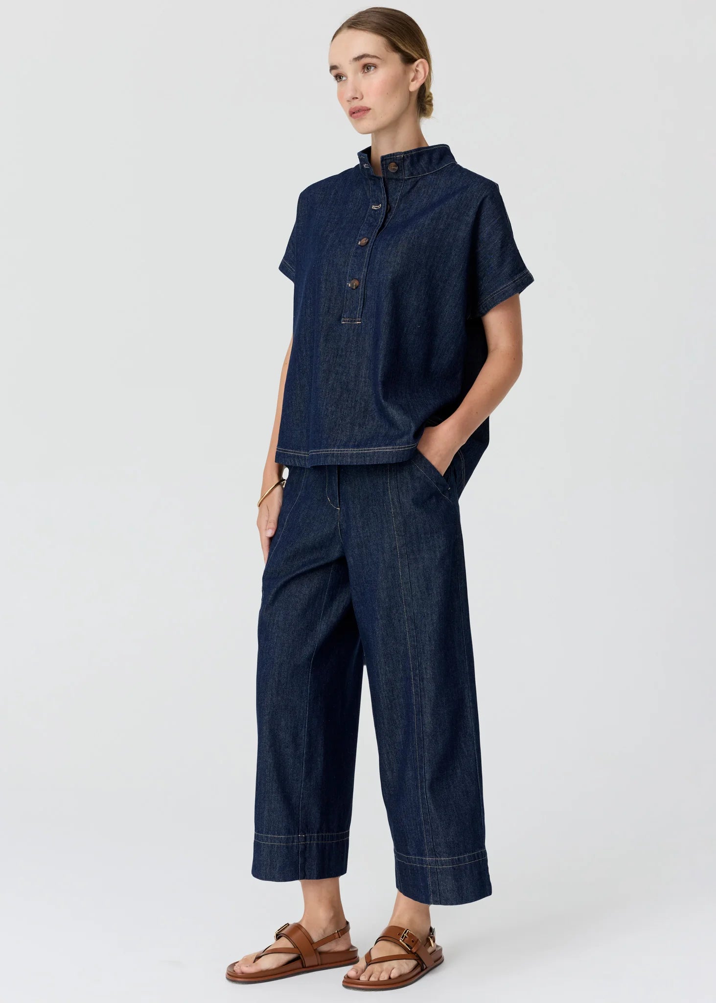 Anise Denim Shirt - Ink