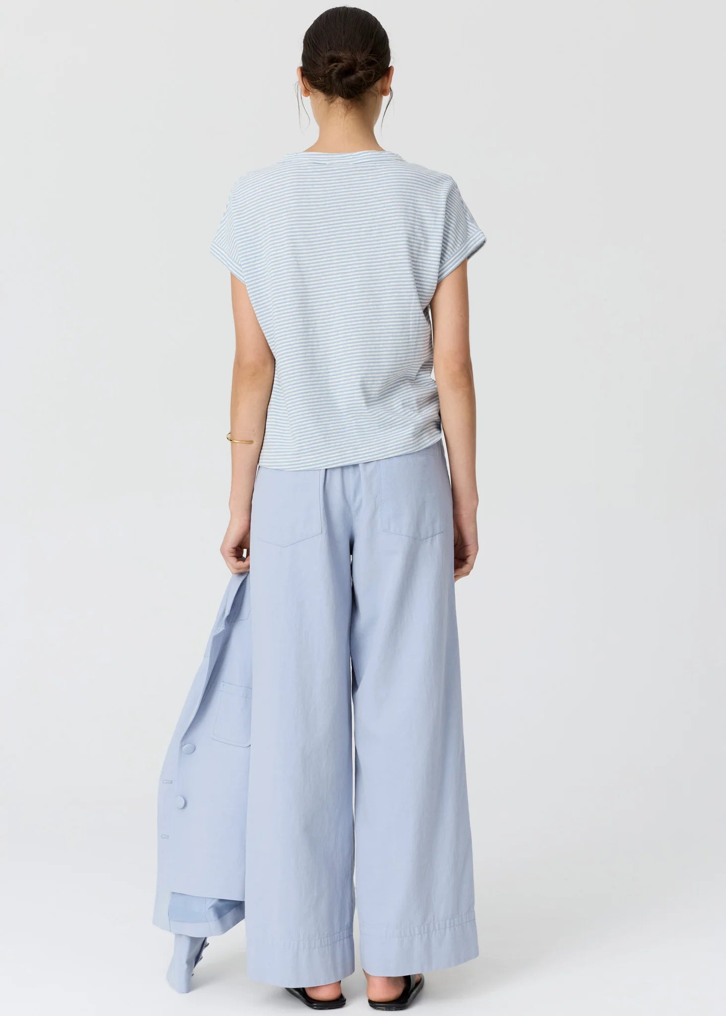 Mast Stripe Tee- Blue