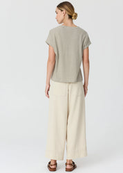 Mast Stripe Tee- Fern