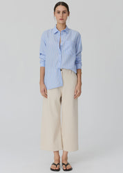 Aubin LS Shirt- Blue/Pink