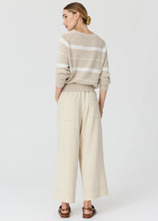 Anise Crop Pant- Pebble