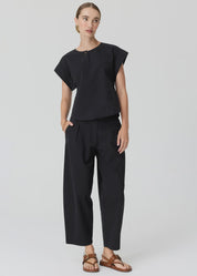 Alma Barrel Pant- Black