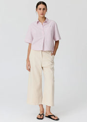Aubin Camp Shirt - Pink Stripe