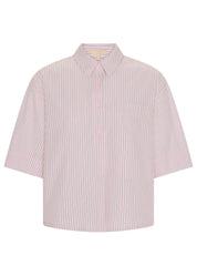 Aubin Camp Shirt - Pink Stripe
